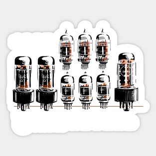 1965 Deluxe Reverb vacuum tubes Sticker